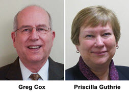 Greg Cox and Priscilla Guthrie