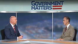 IDA President Dr. David S.C. Chu being interviewed on News Channel 8 Government Matters